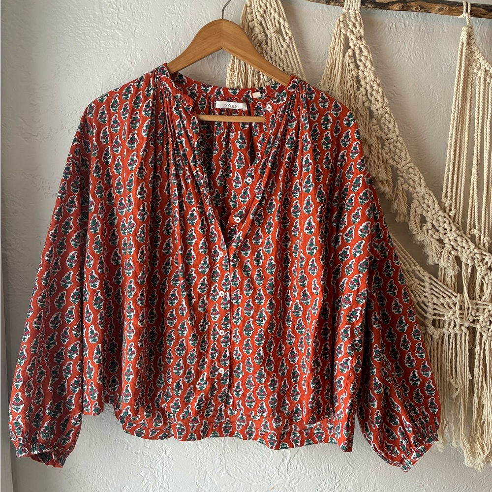 Doen Jane Blouse in Calico Canyon